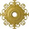 Ekena Millwork Orleans Ceiling Medallion (Fits Canopies up to 8 1/4"), 38 3/8"OD x 6 5/8"ID x 2 7/8"P, Rich Gold CM38OLRGS - alternate 1